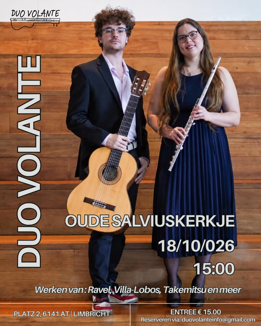 Duo Volante Fluit & Gitaar Nieuwe Volksklanken